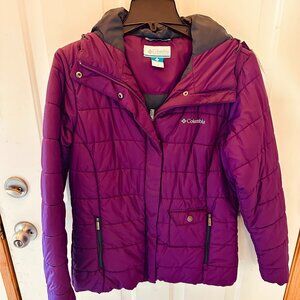Columbia Magenta Puffer Jacket